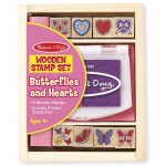 Stamp Set - Butterfly & Hearts - Melissa & Doug